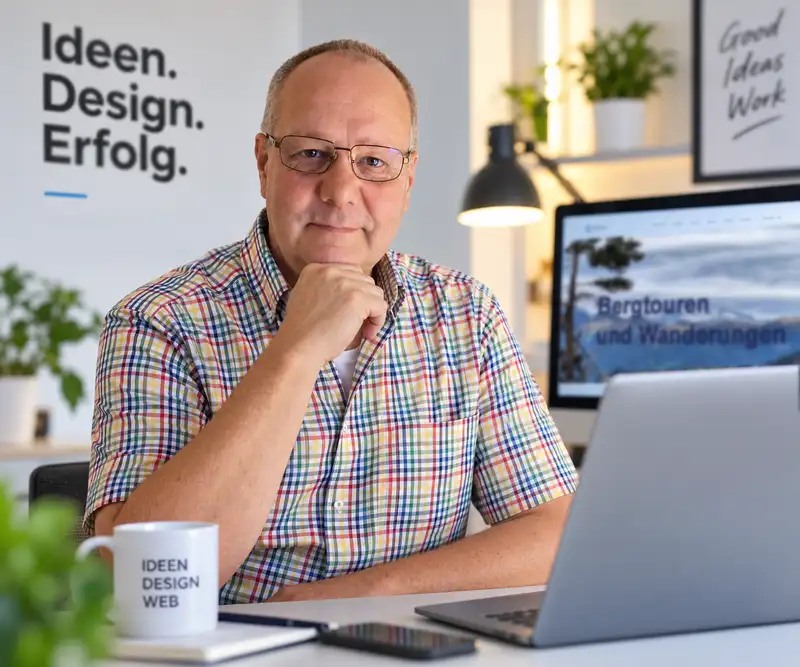 Andreas Martin im Büro
